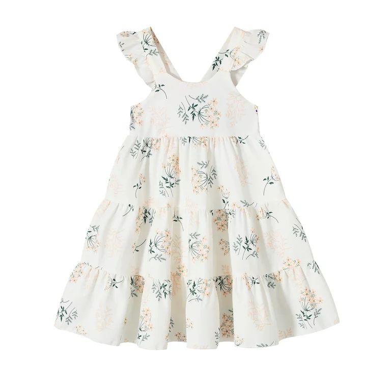 Younger Tree Baby Girls Summer Sleeveless Dress Kid Princess Flower Beach Butterfly Sundress for ... | Walmart (US)