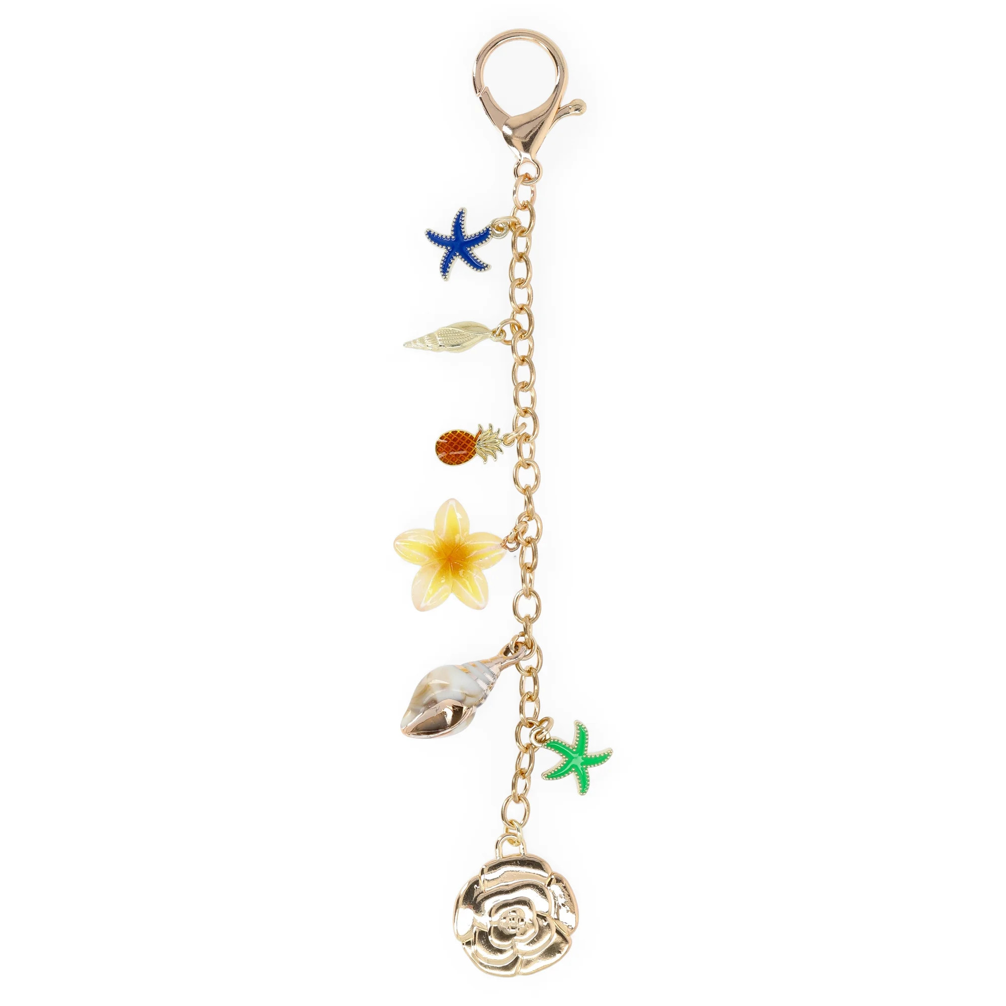 No Boundaries Women's Festival Bag Charm, Gold Beach Clutter | Walmart (US)