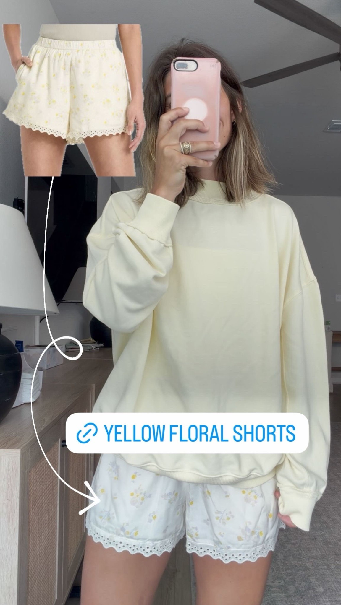 aerie // target // floral shorts // butter yellow // butter yellow outfit // summer outfit

#LTKootd #LTKgrwm