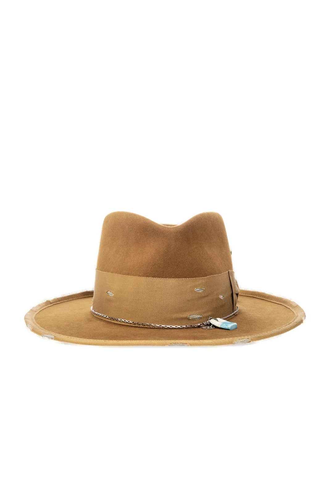Nick Fouquet Cote Sauvage Stone-Embellished Wide-Brim Hat | Cettire Global