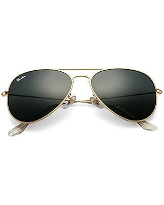 Ray-Ban RB3025 Metal Aviator Sunglasses + Vision Group Accessories Bundle | Amazon (US)