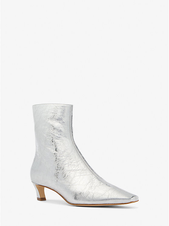 Cosmo Crackled Metallic Leather Boot | Michael Kors (UK)