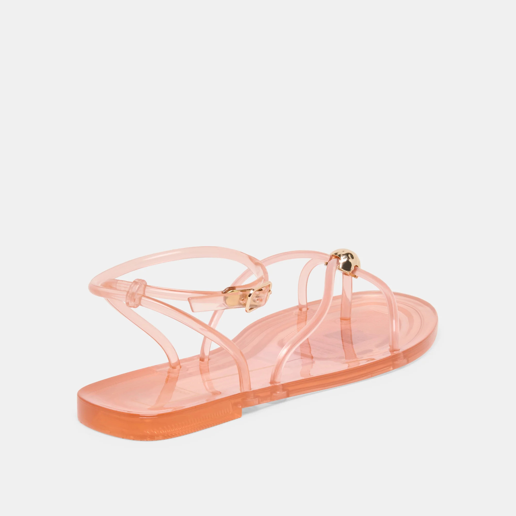 Kenley Vinyl Sandals Rose Jelly | DolceVita.com