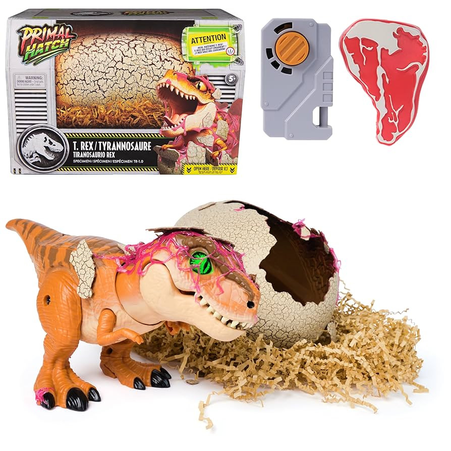 Jurassic World Interactive Toy Dinosaur & Egg, Hatch & Train Your own Baby Dino with 100+ Sounds ... | Amazon (US)