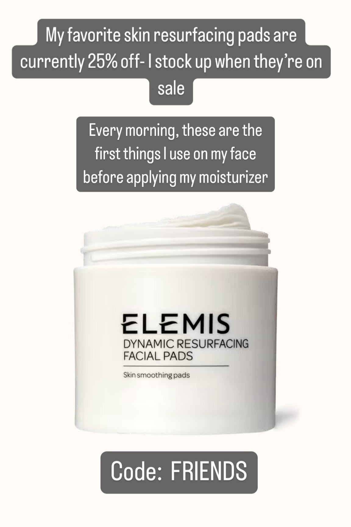 My favorite skin resurfacing pads are currently 25% off- first step to my skincare routing every morning- love these! 

#LTKFindsUnder100 #LTKSaleAlert #LTKBeauty