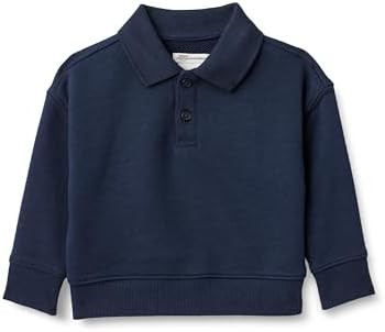 Amazon Essentials x Sofia Grainge Babies, Toddlers, and Boys' French Terry Polo Sweatshirt | Amazon (US)