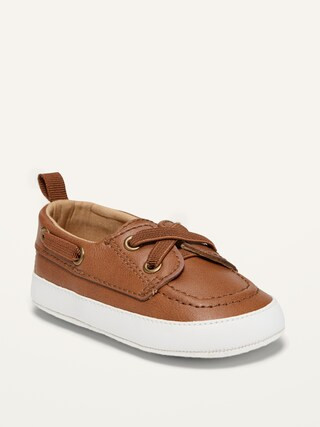 Faux-Leather Boat Shoes for Baby | Old Navy (US)