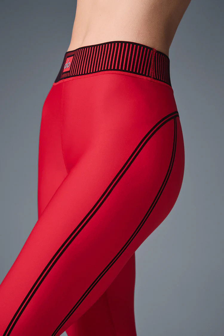 Airlift High-Waist 7/8 Line Up Legging | Alo Yoga (US)