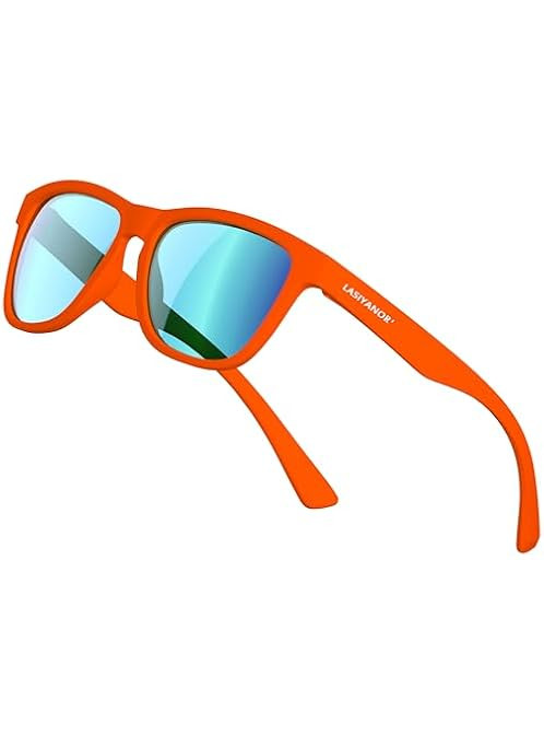 Lasiyanor Lightweight TAC Polarized Tinted Classic Vintage Retro 70s Sunglasses, TR-90 Frame for ... | Amazon (US)