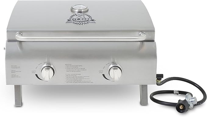 Pit Boss Grills 75275 Stainless Steel Two-Burner Portable Grill | Amazon (US)