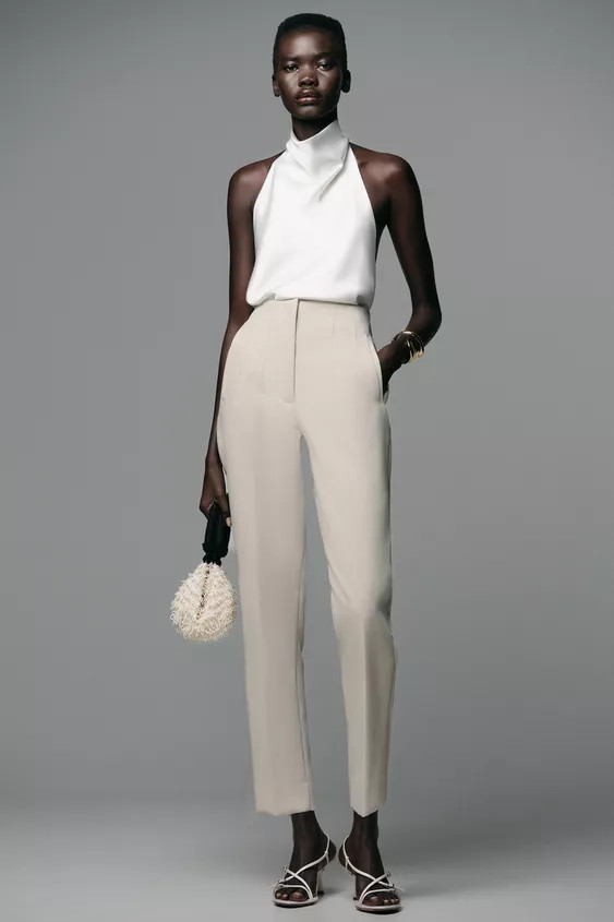 HIGH-WAIST TROUSERS | Zara UK