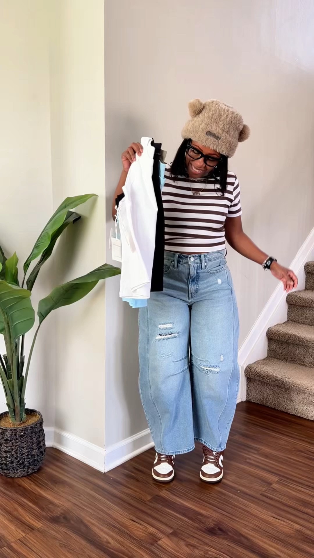 Spring/ Summer tank tops and barrel jean outfit

#LTKPetite #LTKootd #LTKOver40