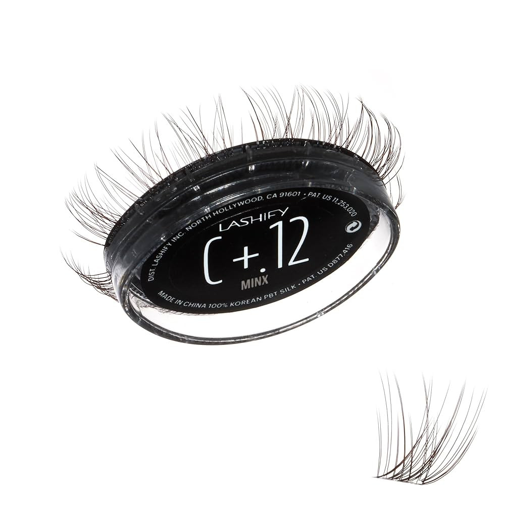 Lashify Curl Plus+ 12mm Gossamer Eyelash Extensions Refill in Minx, Easy DIY False Lashes for the... | Amazon (US)