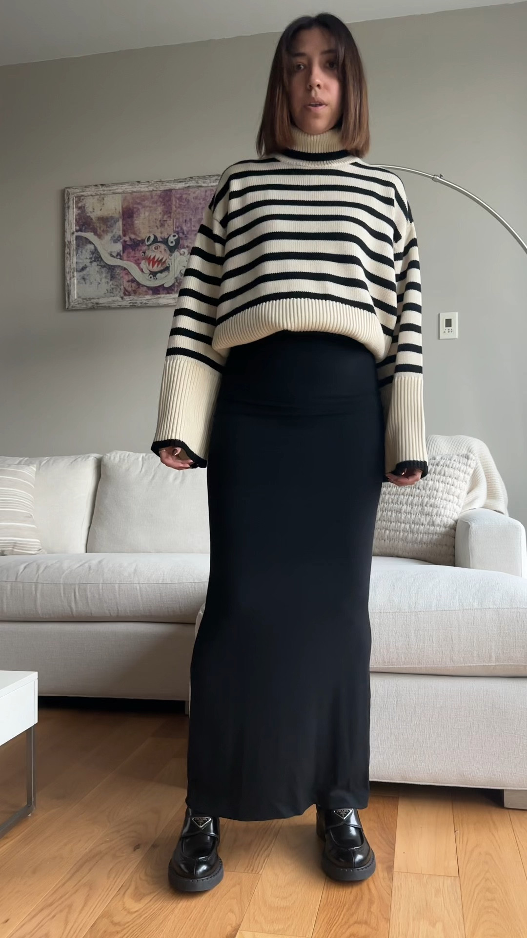 Outfit idea for fall✨
Snuggly & warm turtleneck paired with a maxi slip dress & loafers🖤 #outfitsideas #outfitinspiration #fallvibes #ootdfashion #styleinspiration #falloutfits #theblackjumpsuitstyle 

#LTKSeasonal #LTKstyletip #LTKVideo