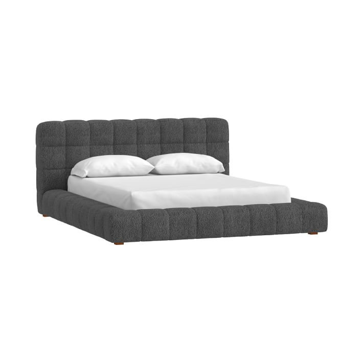 Baldwin Upholstered Platform Bed | Pottery Barn Teen