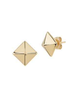 Saks Fifth Avenue 14K Yellow Gold Pyramid Stud Earrings on SALE | Saks OFF 5TH | Saks Fifth Avenue OFF 5TH