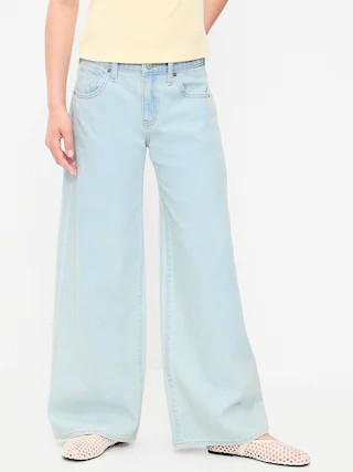 Super Baggy Wide-Leg Jeans for Girls | Old Navy (US)