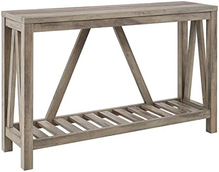 Walker Edison Modern Farmhouse Accent Entryway Table Entry Table Living Room End Table, 52 Inch, ... | Amazon (US)