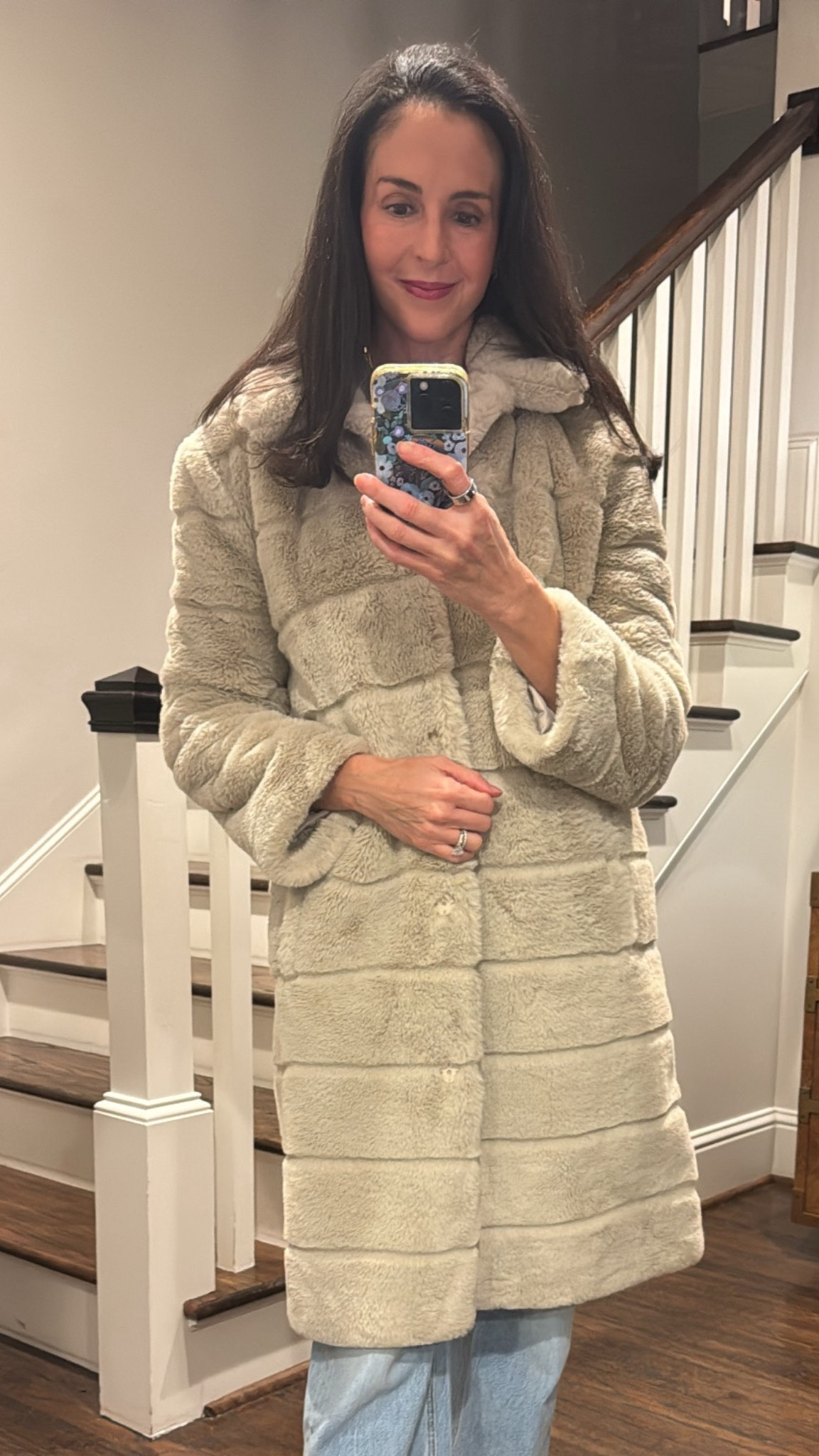 The coziest faux fur is back in stock in all colors! 