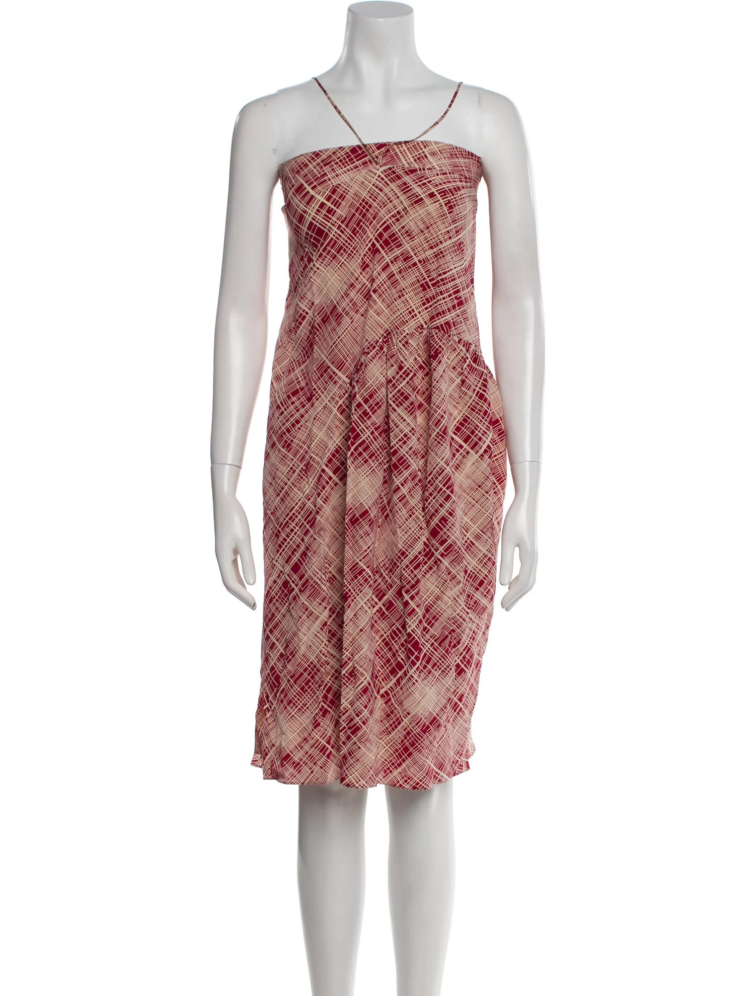 Silk Knee-Length Dress | The RealReal