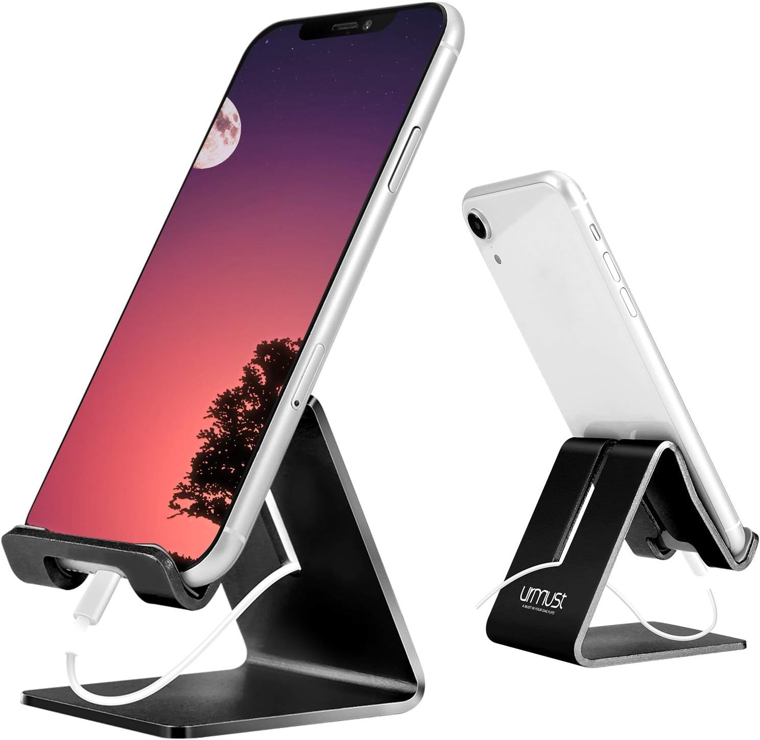 Desk Cell Phone Stand Holder Aluminum Phone Dock Cradle Compatible with Switch, All Android Smart... | Amazon (US)
