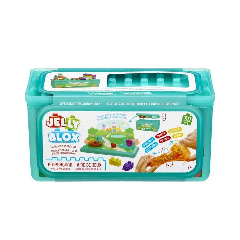 Jelly Blox Playground Store & Play- 30 Piece Set of Building Blocks that Bend the Rules! | Walmart (US)
