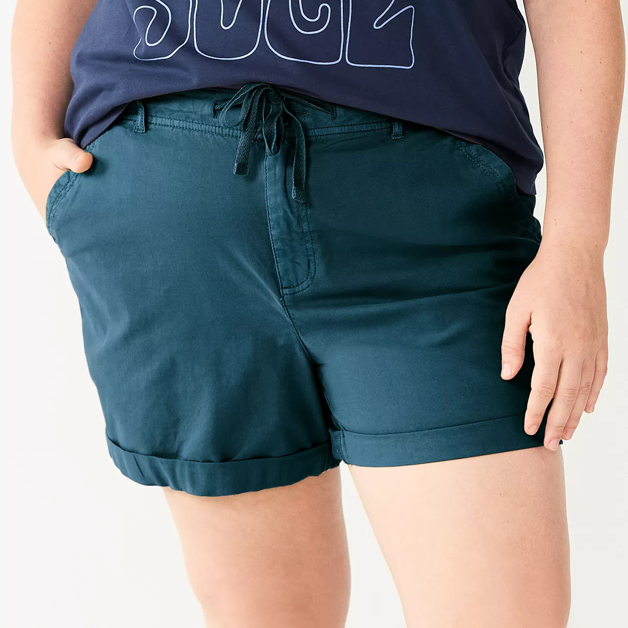 Plus Size Sonoma Goods For Life® Utility Shorts | Kohl's