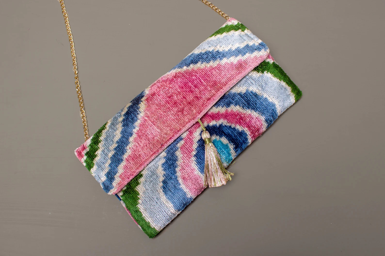 Ikat Pink Bags,evening Clutchs,bridemaid Bag,pink Tassels Clutch,bride Clutch Bag,bridal Gift Ide... | Etsy (US)