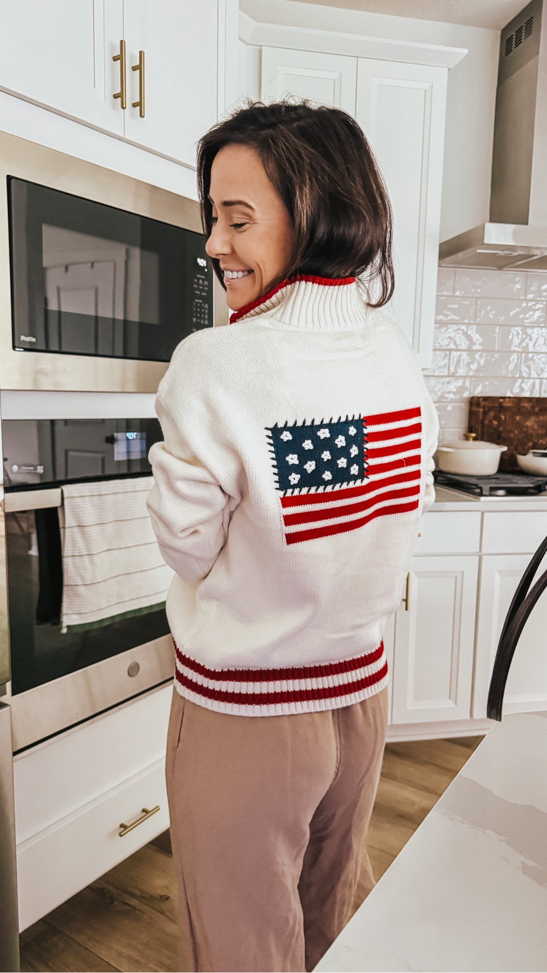 4th of July outfit inspiration, America’s birthday, 4th of July, flag sweater

SIZE: Go up a size or two for an oversized fit

#LTKsummer