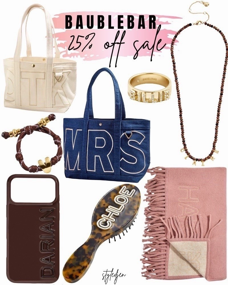 Baublebar 25% off custom gifts!!! These are the best kind of gifts to give someone who has it all because they are so chic and thoughtful! 



#LTKHoliday #LTKGiftGuide #LTKSeasonal