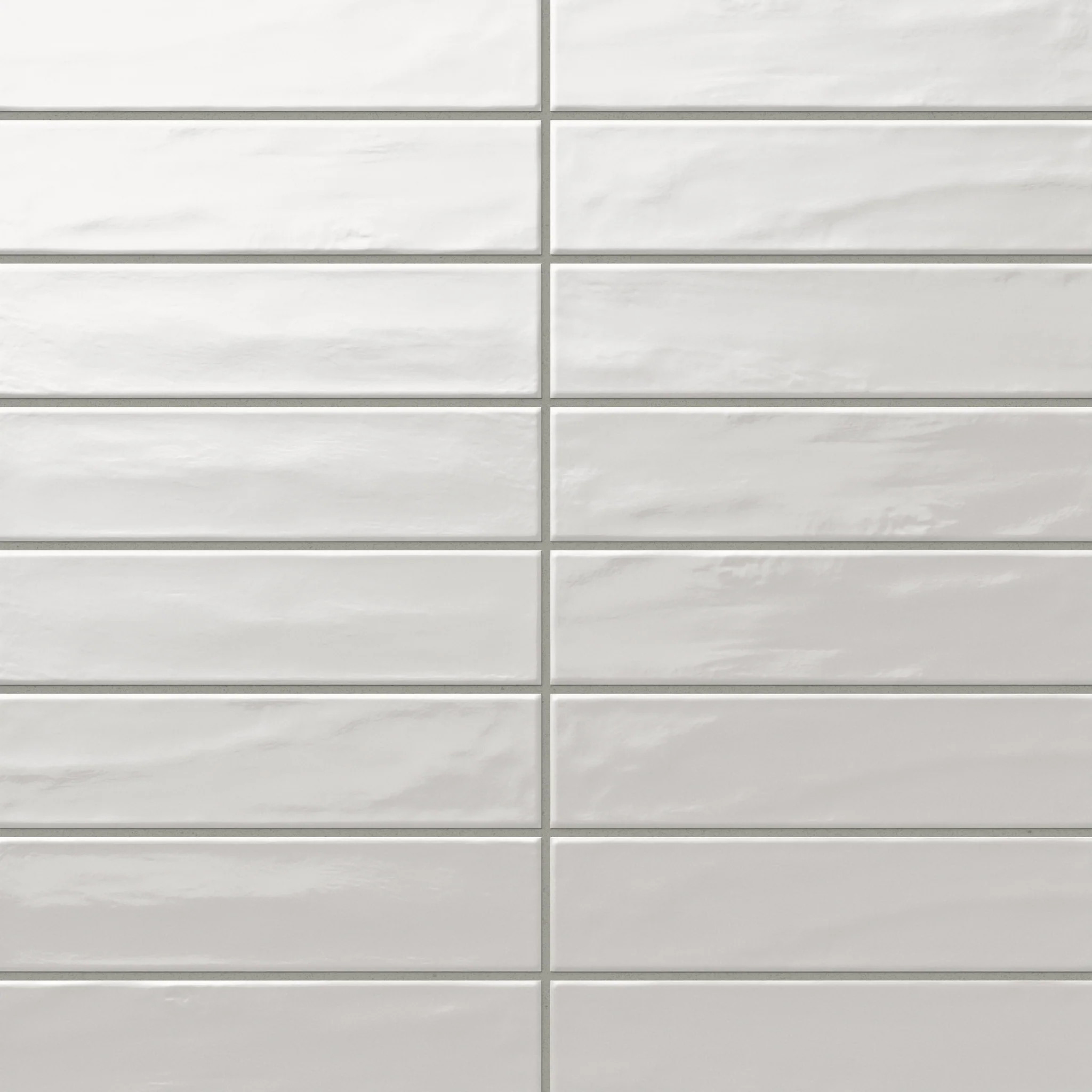 Palmer 3x12 Glossy Porcelain Tile in Bianco | Edward Martin