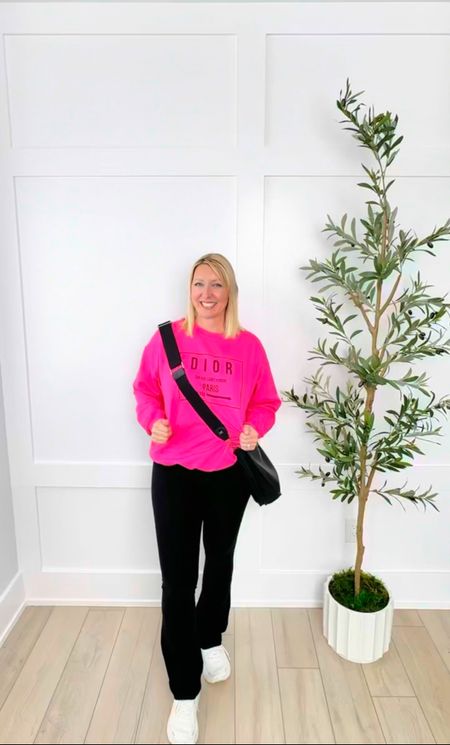 Take Me To Paris. Yes please! This and comfortable, hot pink sweatshirt is soft, true to size and a reminder to get out and enjoy the world! 

Take Me To Paris | Paris | Fashion | Graphic Sweatshirt | Summer Look | #ad #sassyqueenboutique #sassyqueenboutique

#LTKfindsunder50 #LTKstyletip #LTKVideo