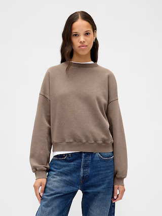 VintageSoft Wedge Crewneck Sweatshirt | Gap (US)