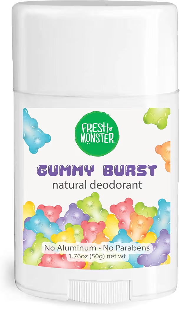 Fresh Monster Natural Deodorant for Kids & Teens I Mom's Choice Gold Award Winner | Aluminum-Free... | Amazon (US)