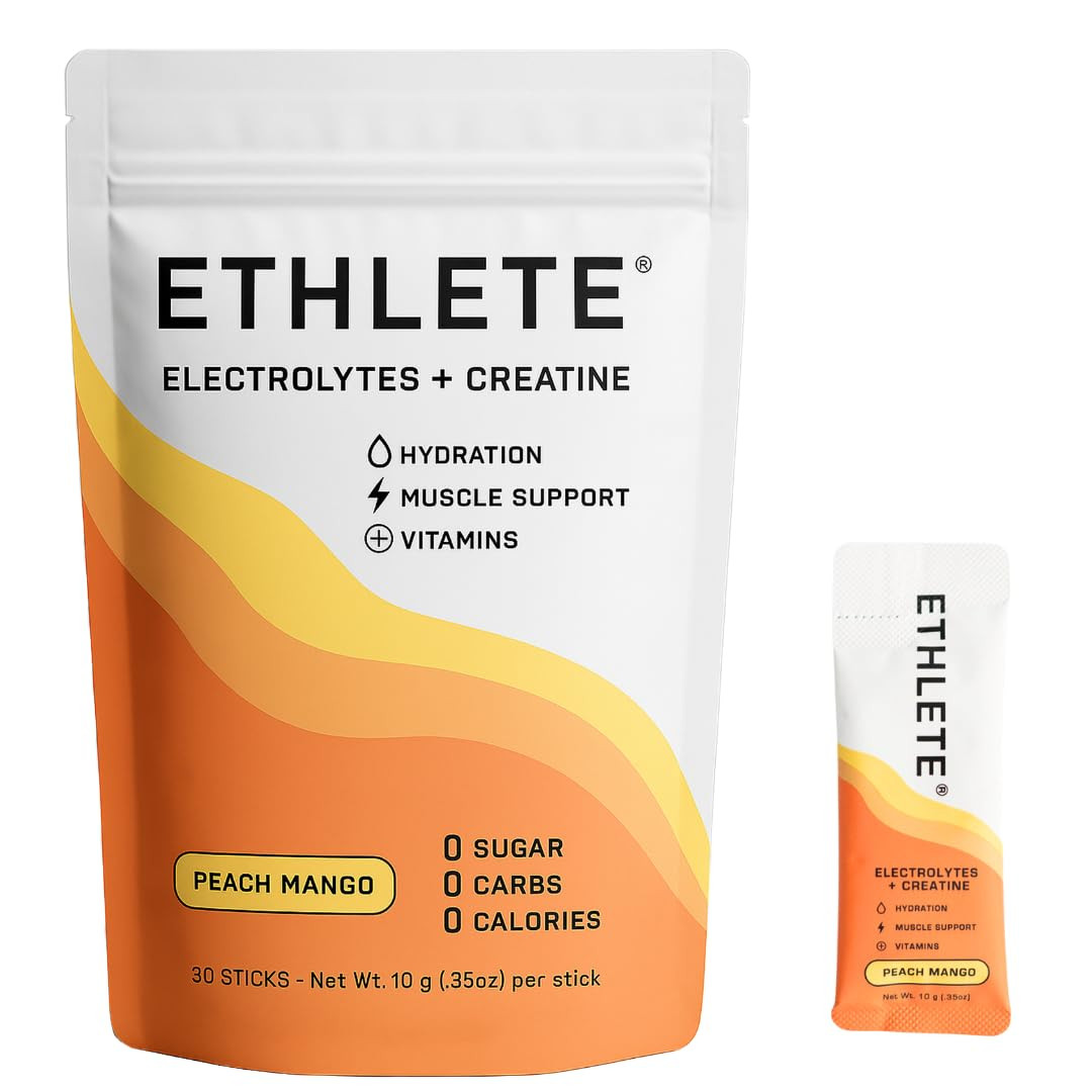 Electrolytes + Vitamins + Creatine, Powder (3-Flavors), 5g Creatine Monohydrate, with Electrolyte... | Amazon (US)