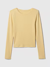 Modern Rib Cropped T-Shirt | Gap (US)