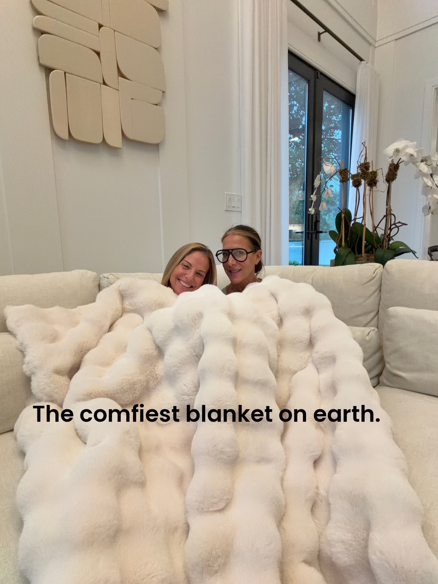 The bubble cuddle blanket in 60 x 80 for two people! There is a smaller size as well.

#LTKHome