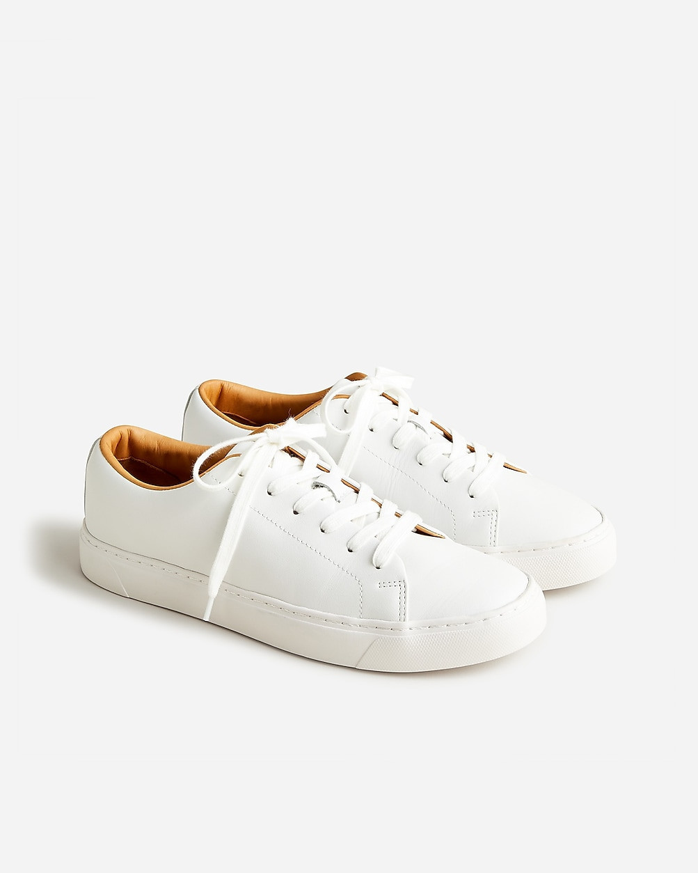 Court sneakers in leather | J. Crew US