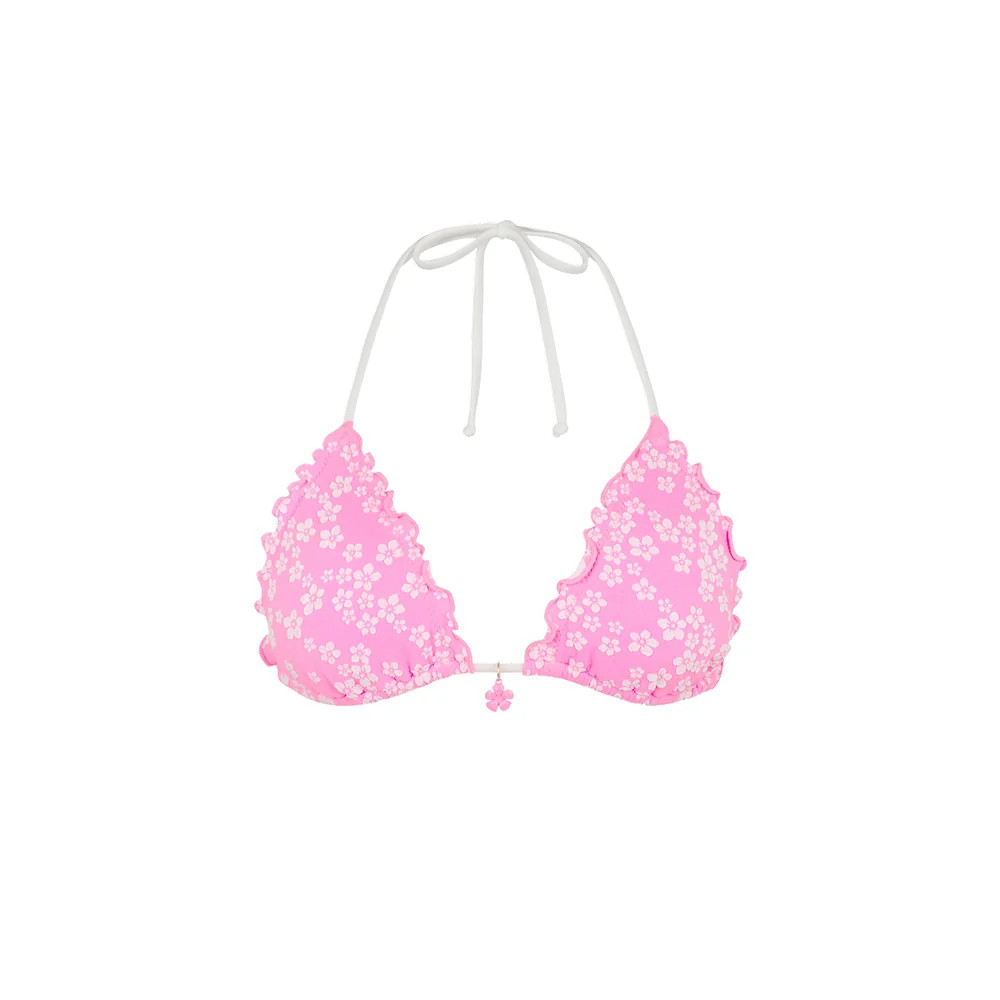 Lettuce Edge Bralette Bikini Top - Sugar Sprinkle | Kulani Kinis US
