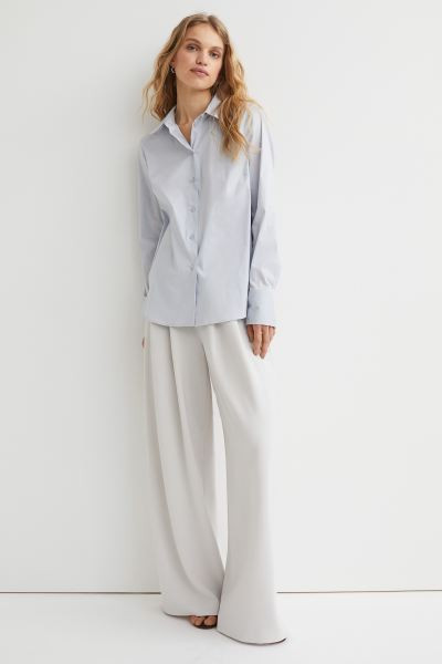 Cotton-blend Shirt | H&M (US + CA)