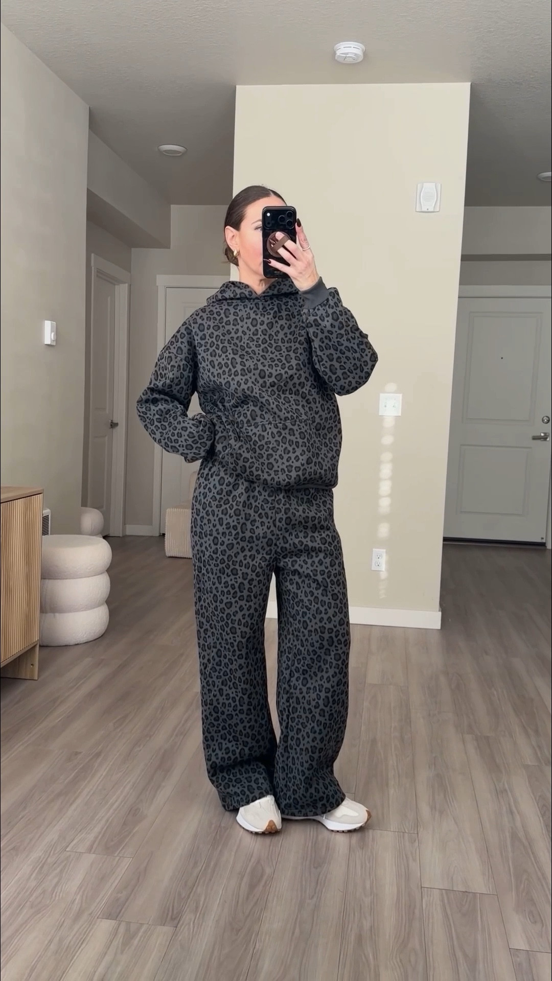 matching cheetahs jogger sets 