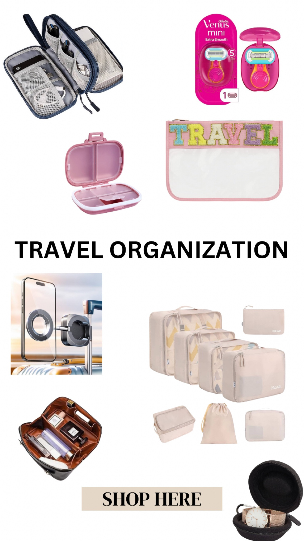 Ordered a few more things to help my organization game… from a naturally disorganized person, I use some of these and am hoping these new additions help with travel! 

#LTKSaleAlert #LTKTravel #LTKFindsUnder50