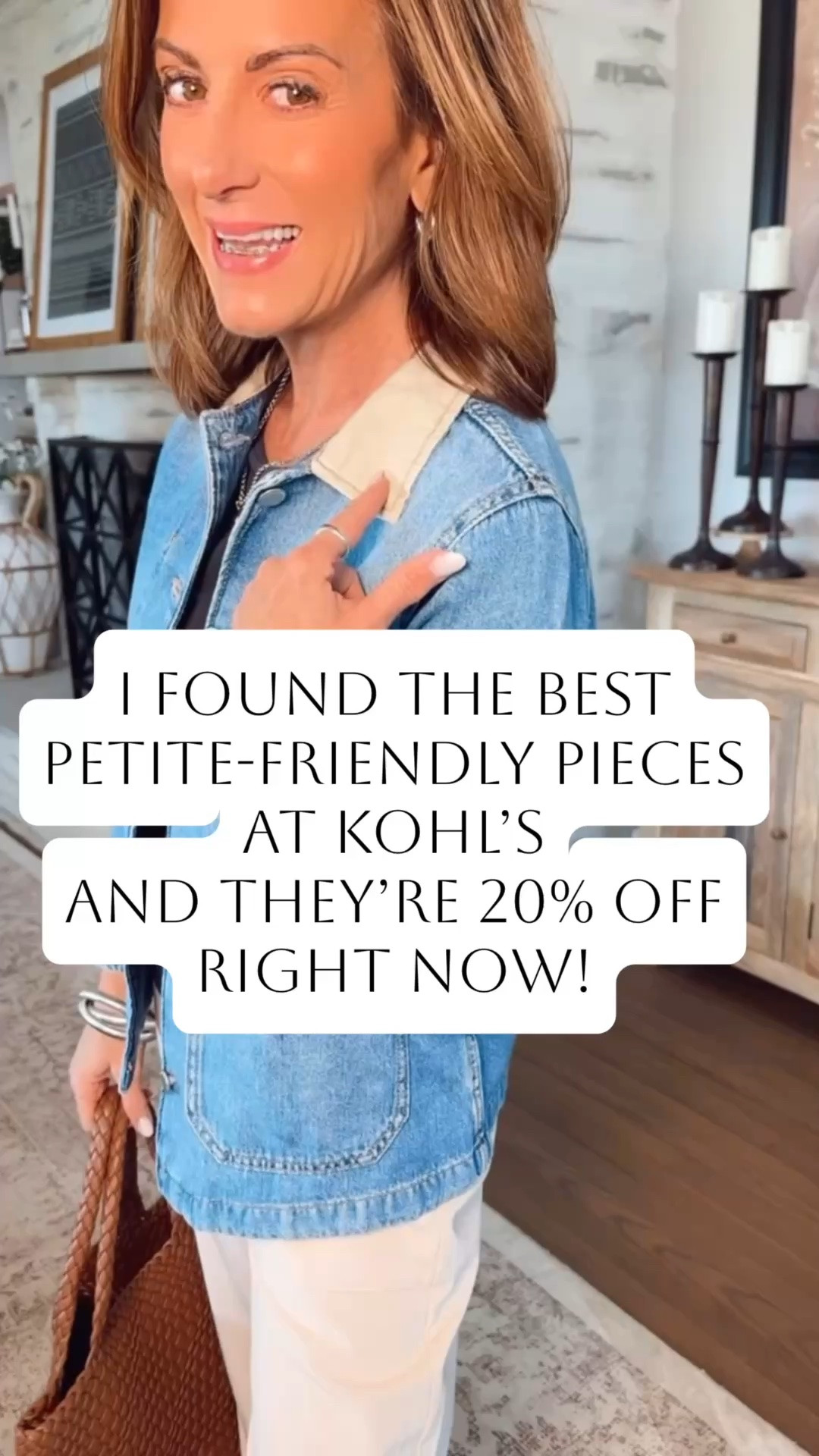 Kohl’s Sale
I’m wearing my true size petite small.
