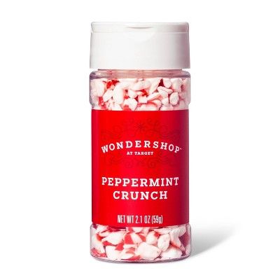 Holiday Peppermint Crunch Sprinkles - 2.1oz - Wondershop&#8482; | Target