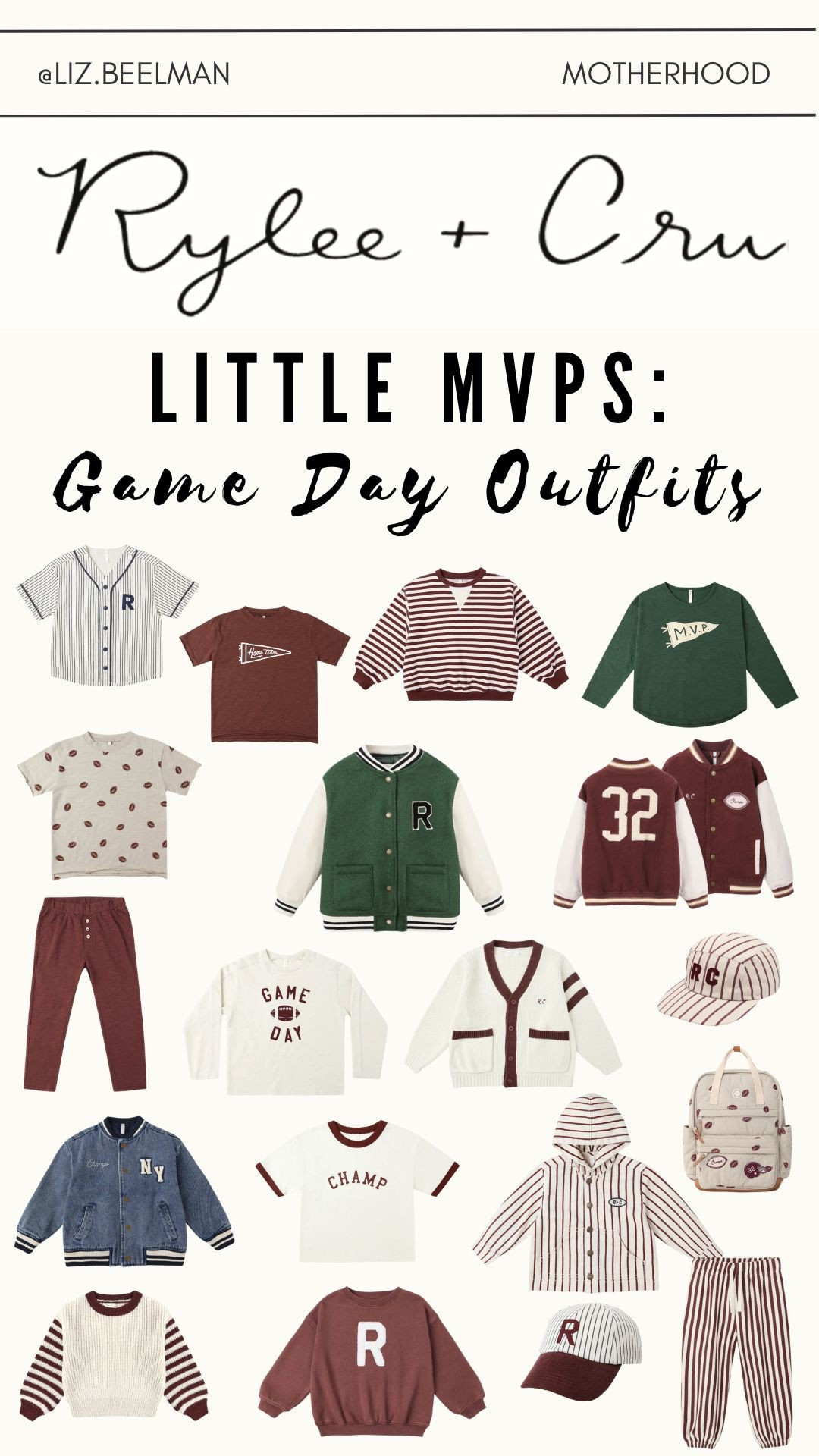 RYLEE + CRU: Little MVPs, Game Day Outfits 