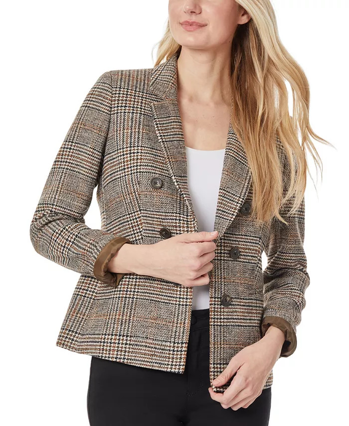 Jones New York Women's Faux Double Breasted Jacket & Reviews - Women - Macy's | Macys (US)