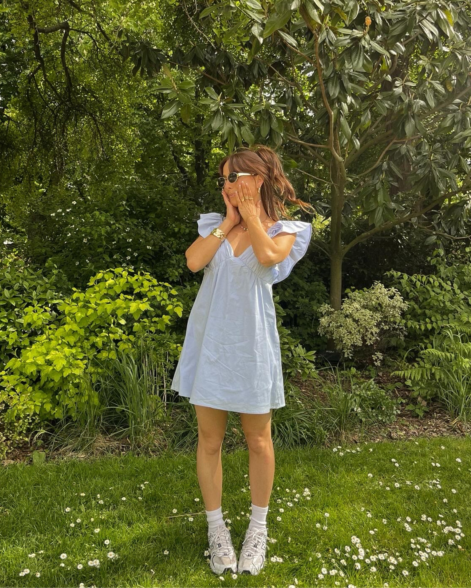 Periwinkle spring dress babydoll 