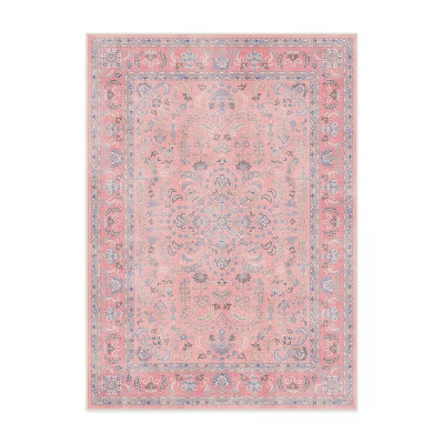 Ruggable Washable Bridgerton Debutante's Dream Rug Rose | Target