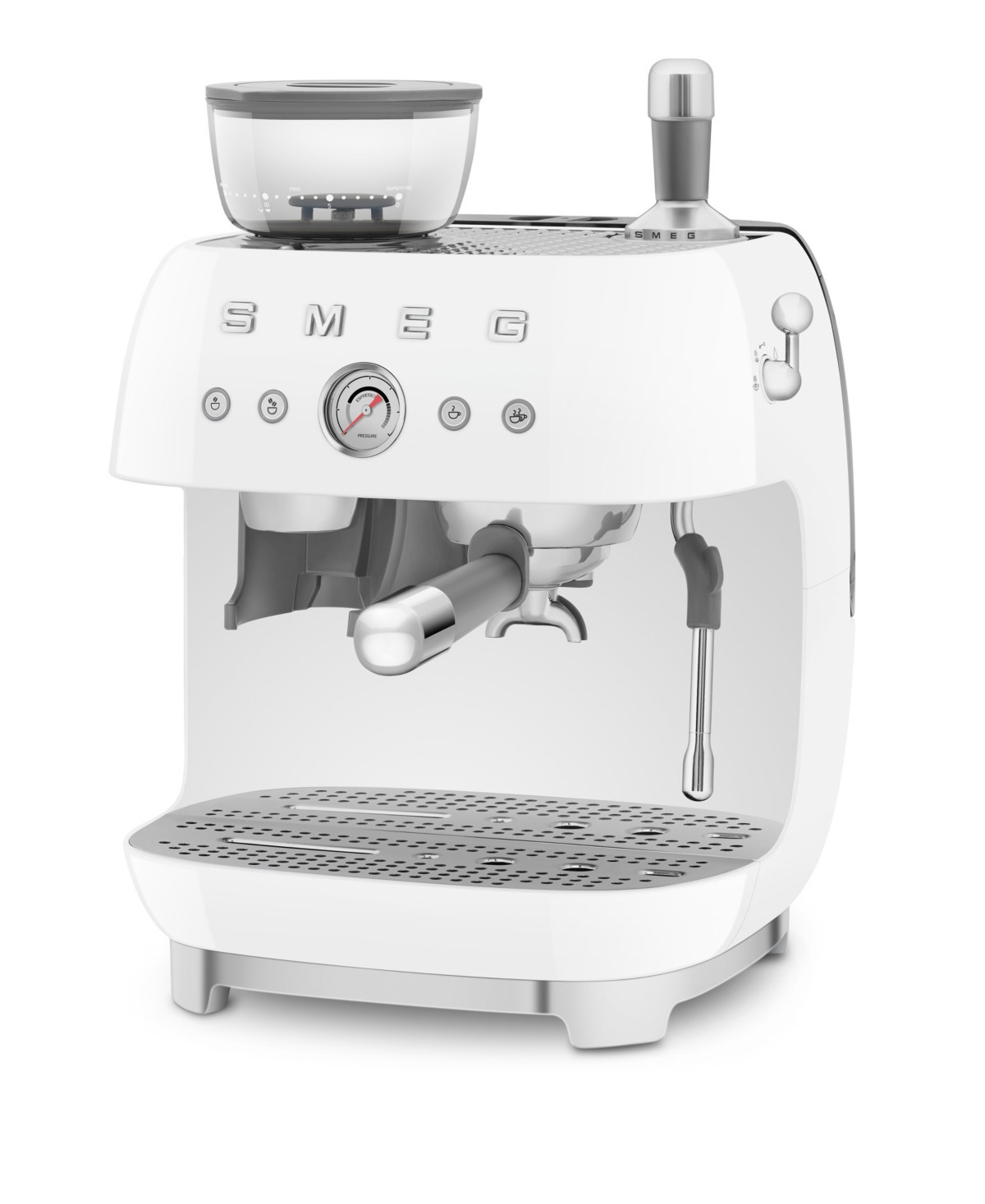 Smeg 50s Retro Style Aesthetic Espresso Coffee Machine - White | Macy's