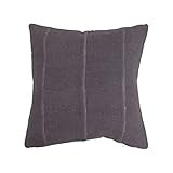 Bloomingville Cotton Pieced Mudcloth Pillow, 18" L x 18" W x 1" H, Purple | Amazon (US)
